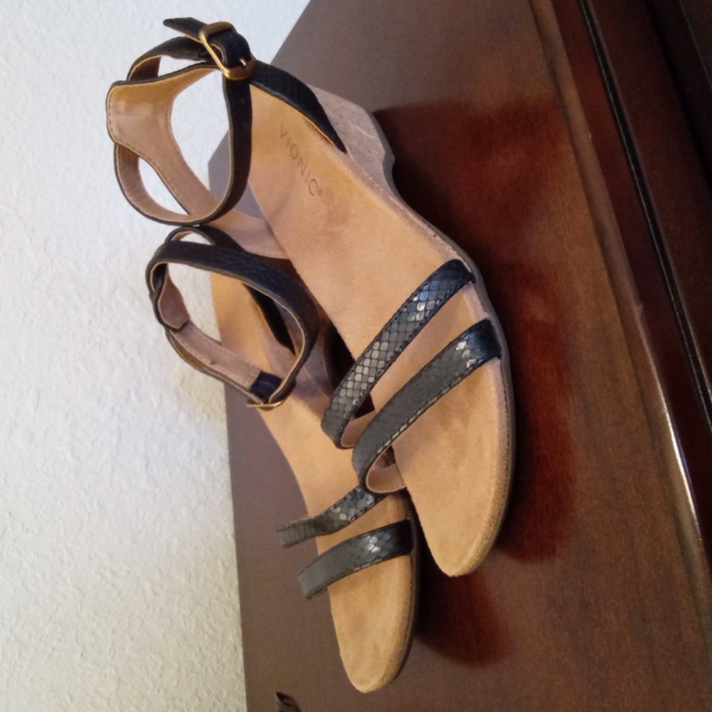 Vionic Wedge Ankle Strap Sandal